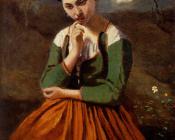 La Meditation - 让·巴蒂斯特·卡米耶·柯罗